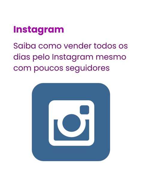 Saiba Como Vender No Instagram Mesmo Poucos Seguidores Review