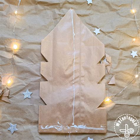 How To Make Paper Bag Snowflakes