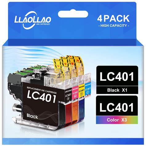 Lc401 Ink Cartridge For Brother Lc401 Lc401xl For Brother Mfc J1010dw