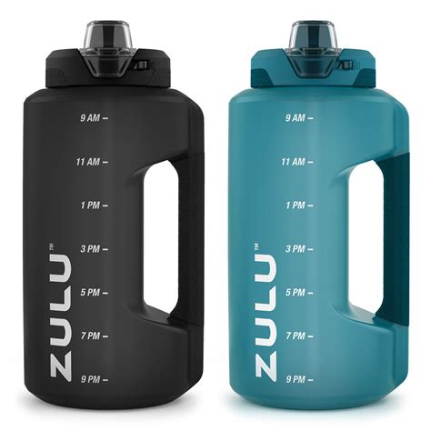 Zulu Motivational 18l Water Bottles 2 Pack In 2 Colours