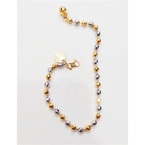 Rantai Tangan Boba Mm Emas Bangkok Bracelet Free Cop Shopee Philippines