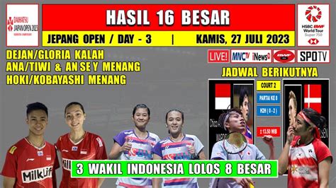 Hasil Jepang Open Hari Ini Day R Deglo Kalah Ana Tiwi