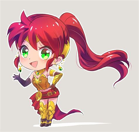 Chibi Pyrrha Rwby Rwby Rwby Anime Rwby Characters