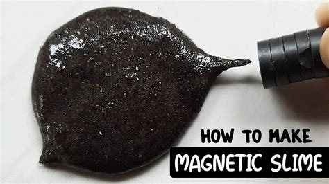 Diy Magnetic Slime Magnetic Slime Experiment ස්ලයිමි හදමු Slime Hadamu මැග්නට්ක් ස්ලයිමි