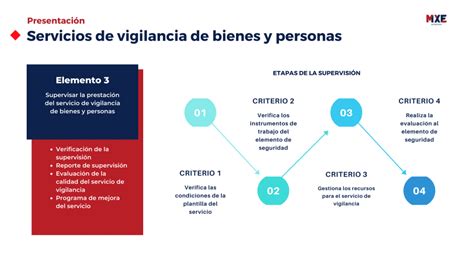 Supervisión y evaluación del servicio de vigilancia MXE