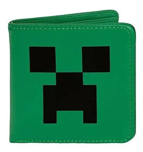 Jinx Minecraft Creeper Face Cartera De Piel Sint Tica De Do Cuotas