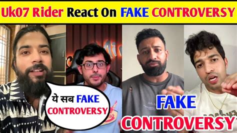 Uk Rider React On Fake Controversy Anurag Dobhal Reply To Rajat