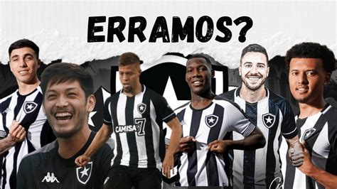 BOTAFOGO ERROU NO NÍVEL DOS REFORÇOS NOTICIÁRIO DIÁRIO DO BOTAFOGO