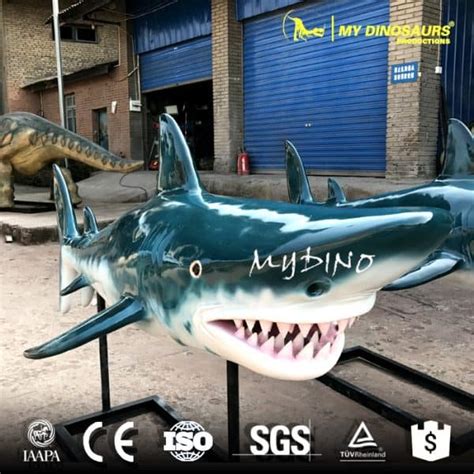 Sea Park Animal Statue Decoration Realistic Shark Statue