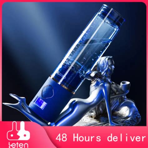 Leten Sex Toy For Male Water Bath Cup Exercise Penis Automatic Strong