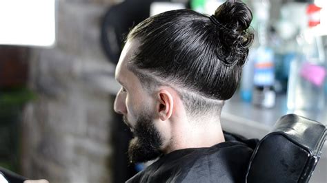 Nuque et tempes dégradé inversé Tuto coupe homme cheveux longs YouTube