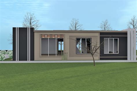 Hidden Roof House Plan