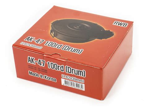 Rwb Korean Ak 47 762x39mm Steel Drum 100rd Centerfire Systems