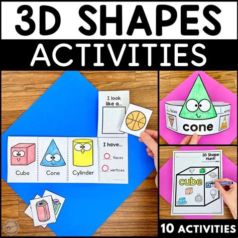 3D Shapes Activities - A Spoonful of Learning | 3d shapes activities ...