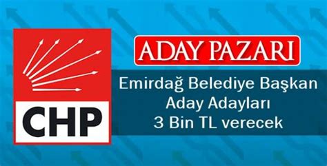 Emirdag gen tr Emirdağ ın Yaşam Platformu CHP Aday Tarifesini Belirledi