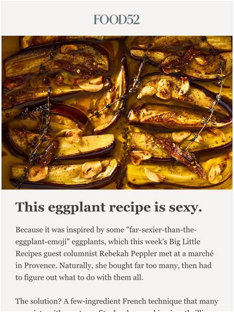 Food52 Might This Be The Sexiest Eggplant Recipe Milled