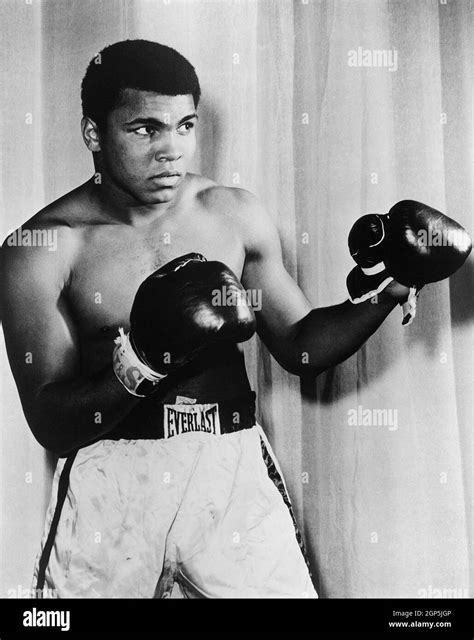 Muhammad Ali Then Known As Cassius Clay 1960s Stock Photo Alamy
