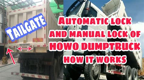 Tailgate Lock Ng Howo Dump Truck Tutorial Howo Dump Truck Youtube