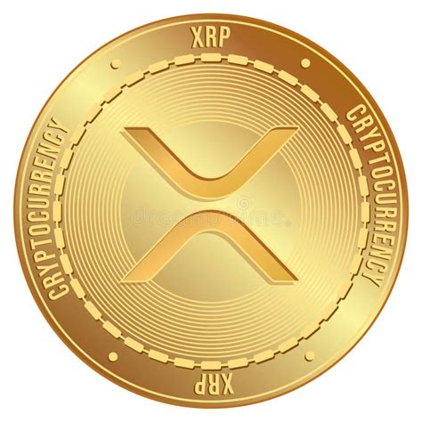 Isolated Xrp Coin Icon Editorial Image Illustration Of Currency