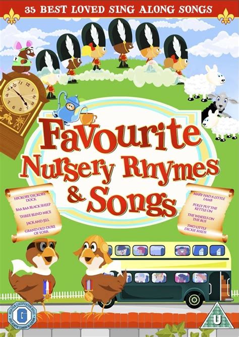 Favourite Nursery Rhymes Childrens Songs Edizione Regno Unito