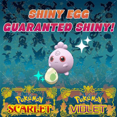 Igglybuff Pokemon Scarlet Violet Shiny Egg 6 Iv Custom Available Ebay