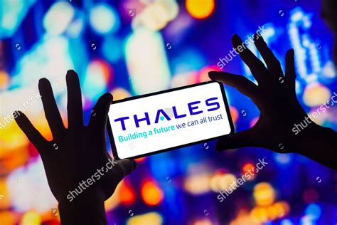 This Photo Illustration Thales Group Logo Editorial Stock Photo - Stock ...