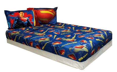 Superman Twin Sheet Set 3pc Super Steel Bedding Accessories Twin