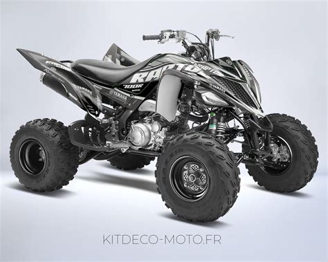 Kit déco Yamaha YFM 700 Raptor Anniversaire Gris Boutique Kit Déco Moto