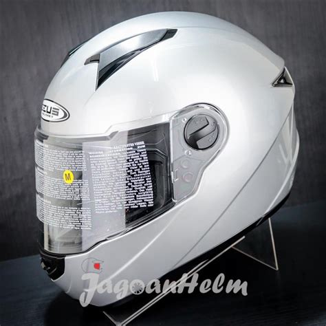 Jual Zeus Helm Zs C Flat Solid Silver Zs C Zs C Free