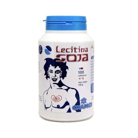 Lecitina de Soja 1000mg 100 Cápsulas Chamel Naturalis Lecitina de