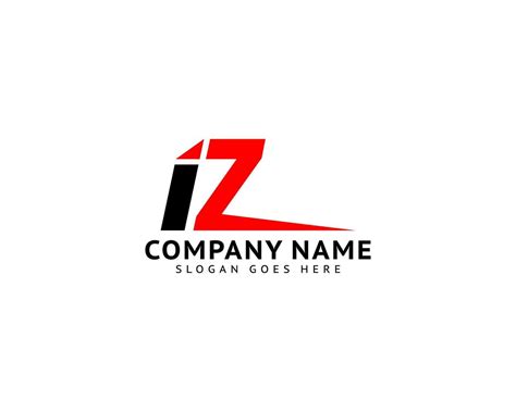 Initial Letter Iz Logo Template Design Vector Art At Vecteezy