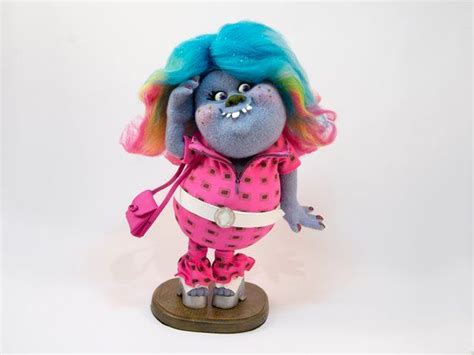 Trollslady Glitter Sparklesbridgetcartoon Characterfelting Toywool