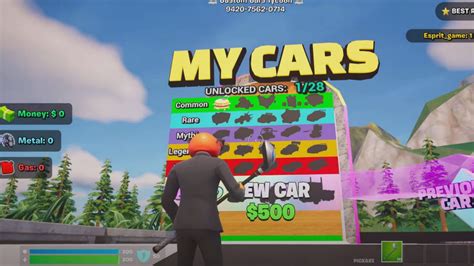 Fortnite Custom Cars Tycoon UEFN Map Code How To Play And More