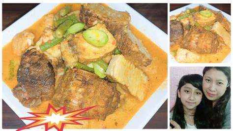 Resep Ikan Asap Kuah Santan Pedas Ala Noviejoannachilok Youtube