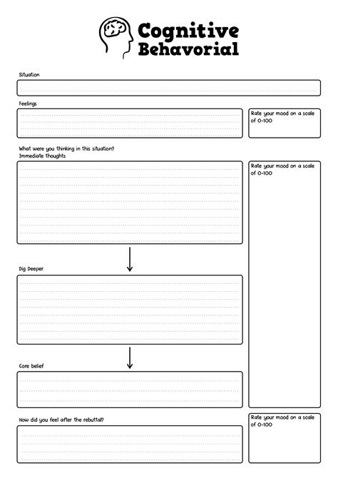 Behavioral Therapy Worksheets Pdf