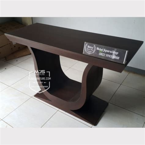 Meja Konsul Kayu Jati Solid Natural MJS FURNITURE JEPARA