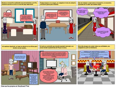 La Historieta Como Creación Literaria Storyboard