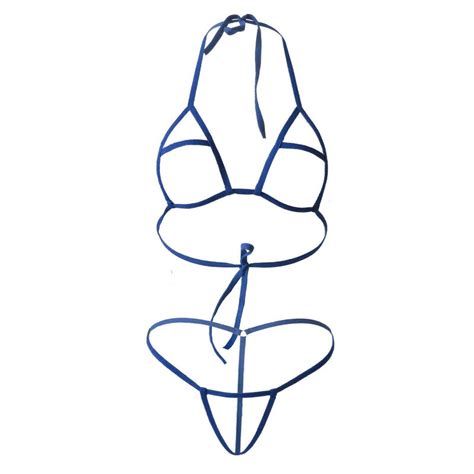 Bikini Sexy Sling Hollow Lotion Thong Japanese Girl Beach Sunbathing