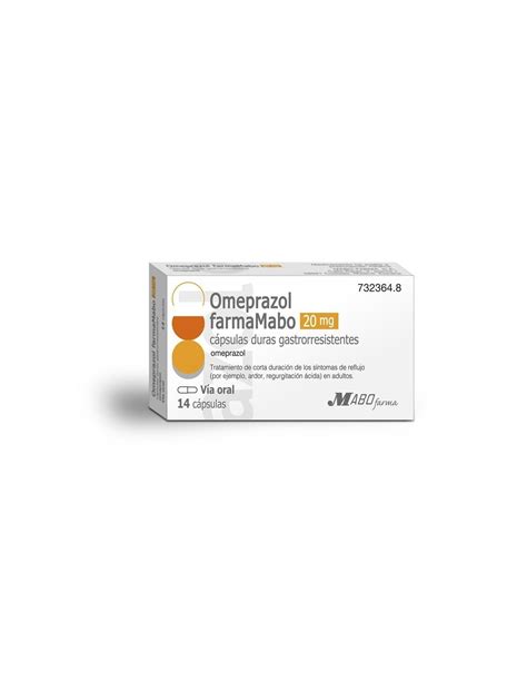 OMEPRAZOL FARMAMABO 20 MG 14 CAPSULAS GASTRORRESISTENTES