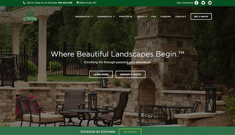 25 Landscaper Website Design Examples for Inspiration