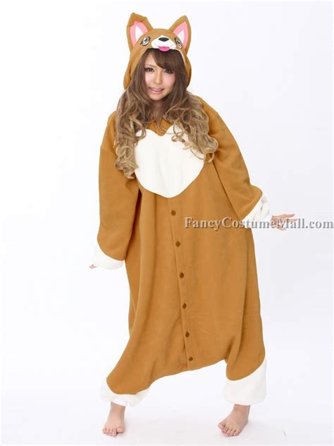 Corgi Dog Onesie Kigurumi Pajama Fancy Costume Mall