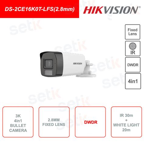 Ds Ce K T Lfs Mm Hikvision K Fixed Mini Bullet Camera Mm