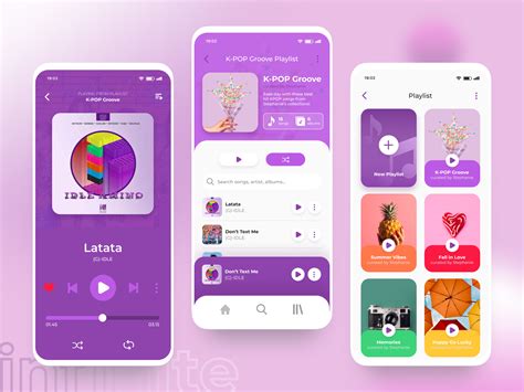 ♾️ Infinite Ui Design Music Player ♾️ By Wanda Tn Open For New Project On Dribbble