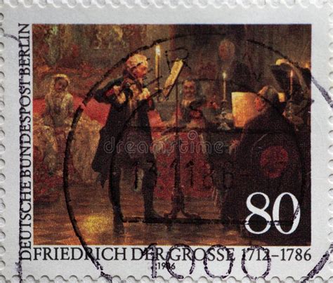 Germany Ddr Circa A Postage Stamp From Germany Gdr Showing