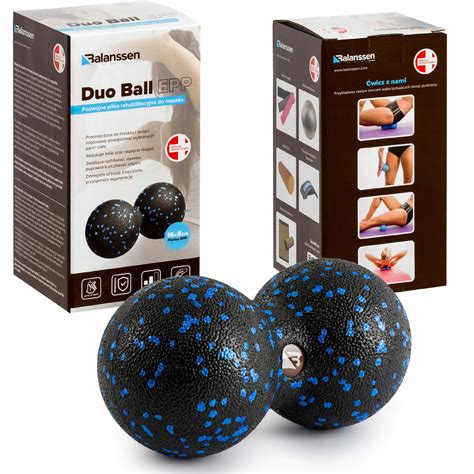 DUO BALL ROLLER PODWÓJNA PIŁKA DO MASAŻU ROLOWANIA Balanssen Sport