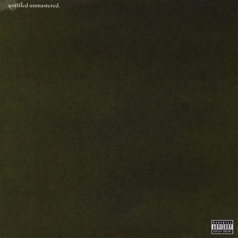 Kendrick Lamar Untitled Unmastered Vinyl Lp Us Original