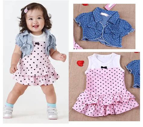 Roupas Infantis Meninas Do Beb Polka Dot Mini Dress Bonito Ternos Tutu