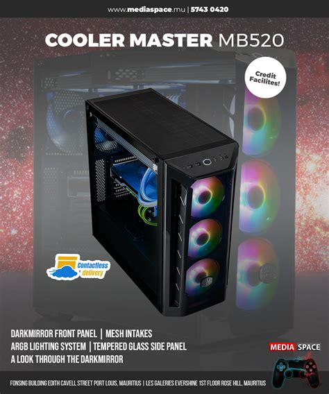 Cooler Master MasterBox MB520 RGB ATX MediaSpace