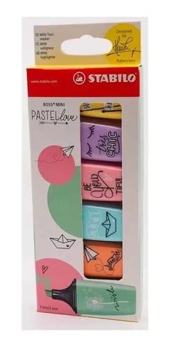 Stabilo Marcatextos Boss Mini Pastel Love Meses Sin Inter S