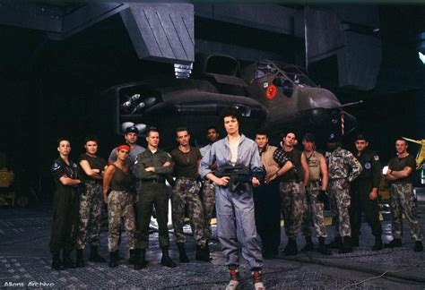 Aliens Cast photo. | Aliens movie, Aliens 1986, Alien character